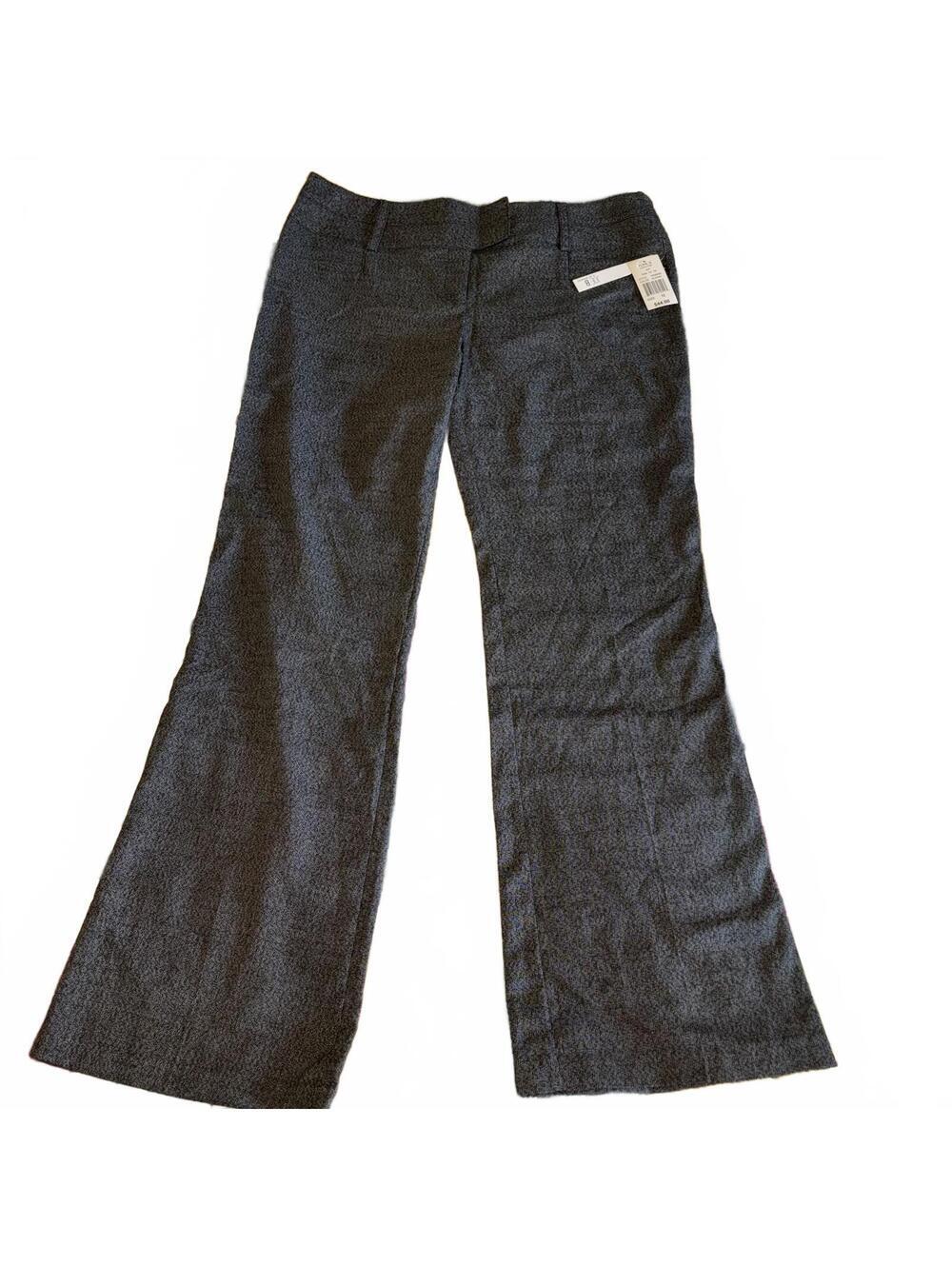 Joe B NEW $44 Women's Black Dress Pants Size 13 Tri Blend With Tags Adjustable